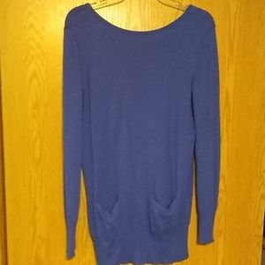 Jennifer Lopez long sleeve vintage purple sweater